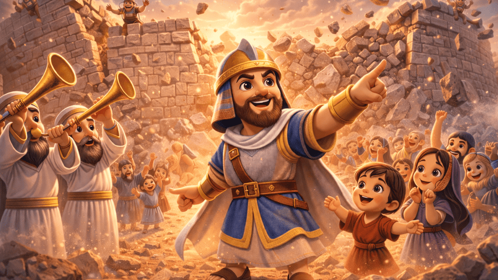 As Muralhas de Jericó — história bíblica infantil